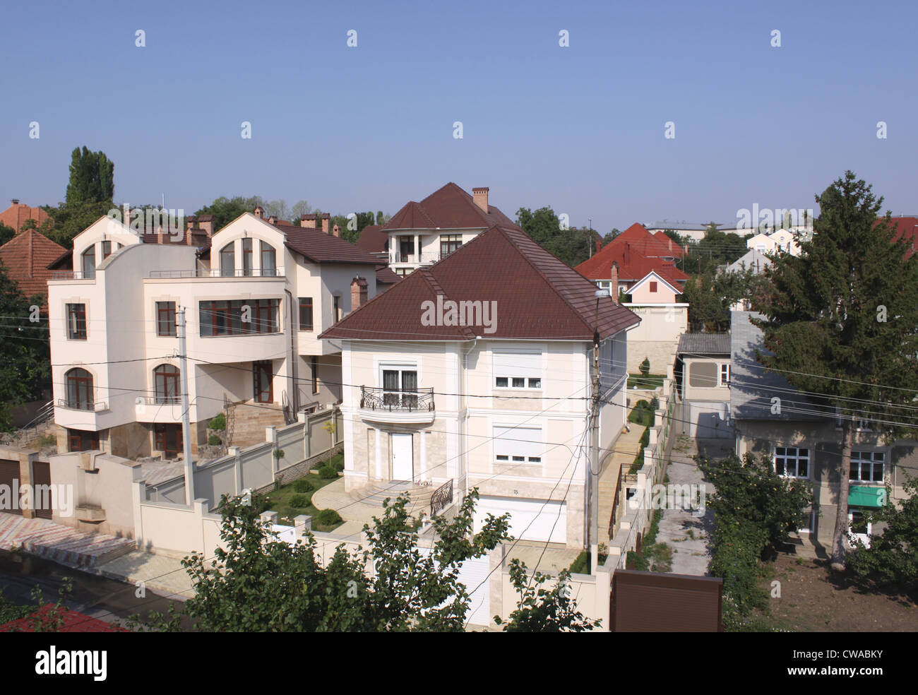 La Moldavia. Chisinau. Casa nel settore privato Foto Stock