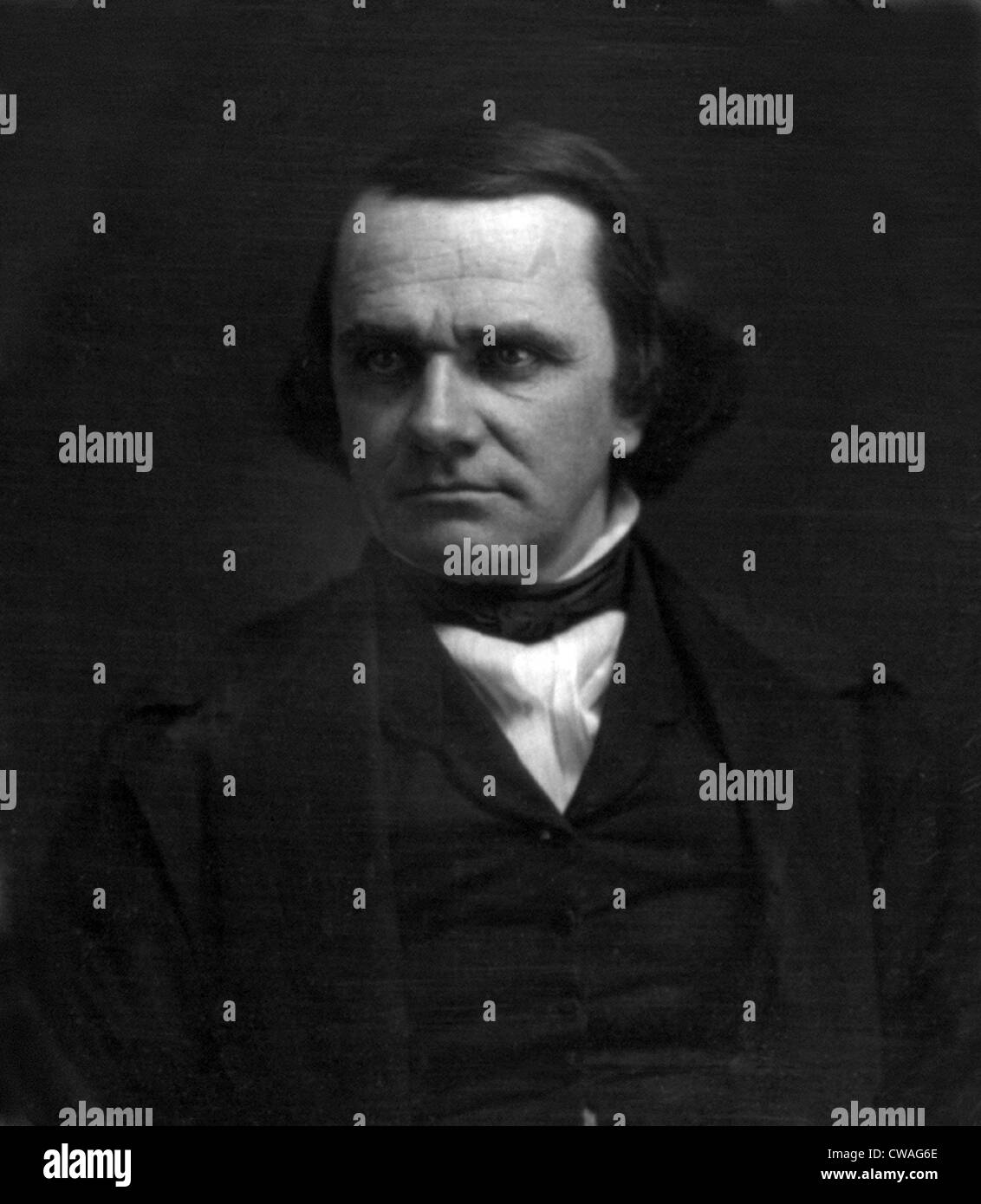 Stephen Douglas (1813-1861), era solo 30 quando egli era stato eletto per la prima volta al Congresso da Illinois nel 1843. Daguerreotype portrait Foto Stock