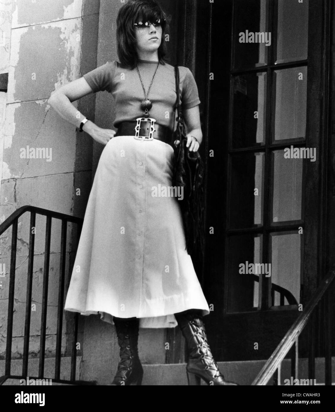 Jane Fonda in una scena da "KLUTE'. 1971. La cortesia: CSU Archivio Archivio/Everett Collection Foto Stock