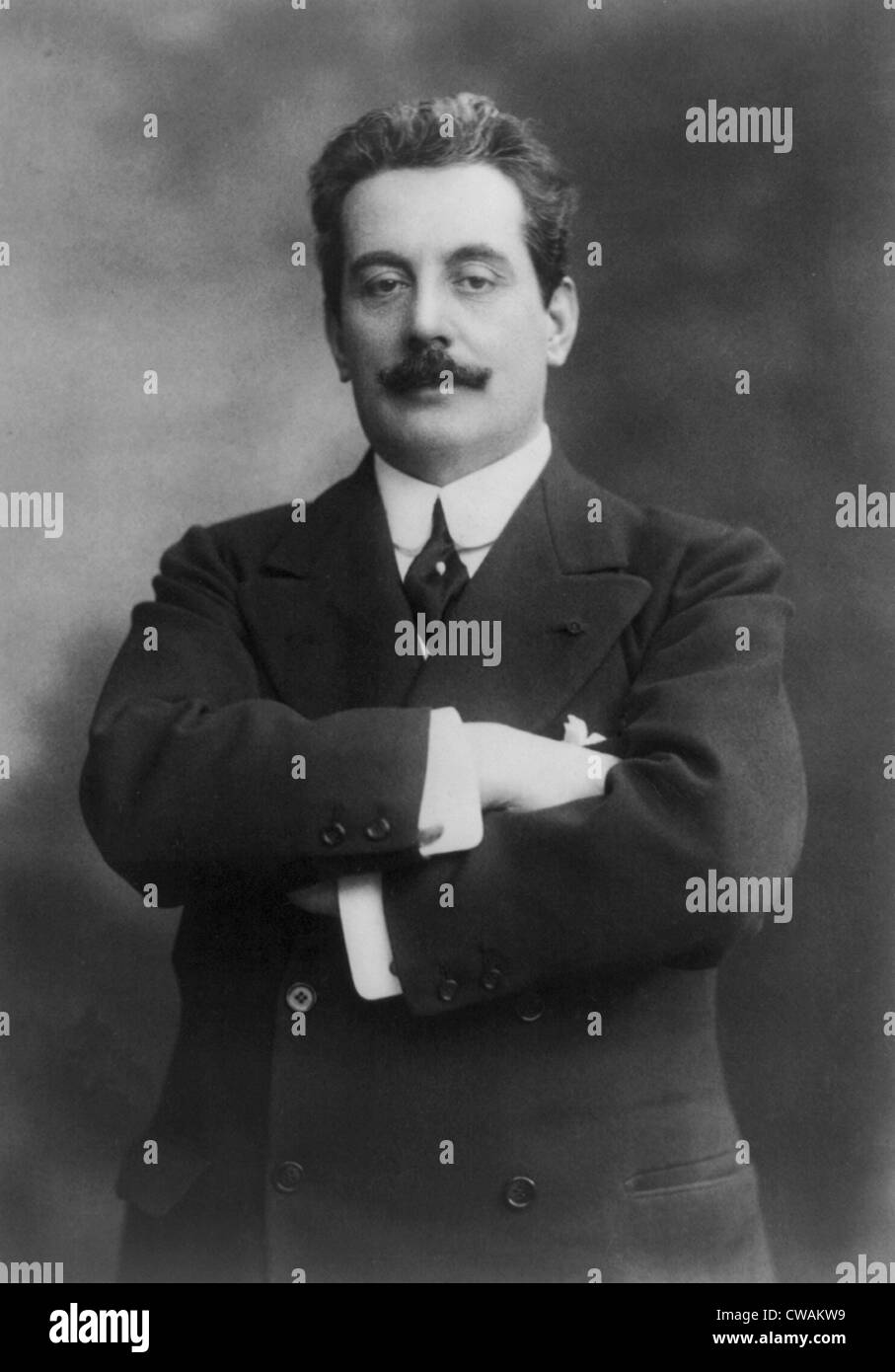 Giacomo Puccini (1858-1924), musicista italiano compose le opere La Bohème, Tosca e Madama Butterfly. Ca. 1908. Foto Stock