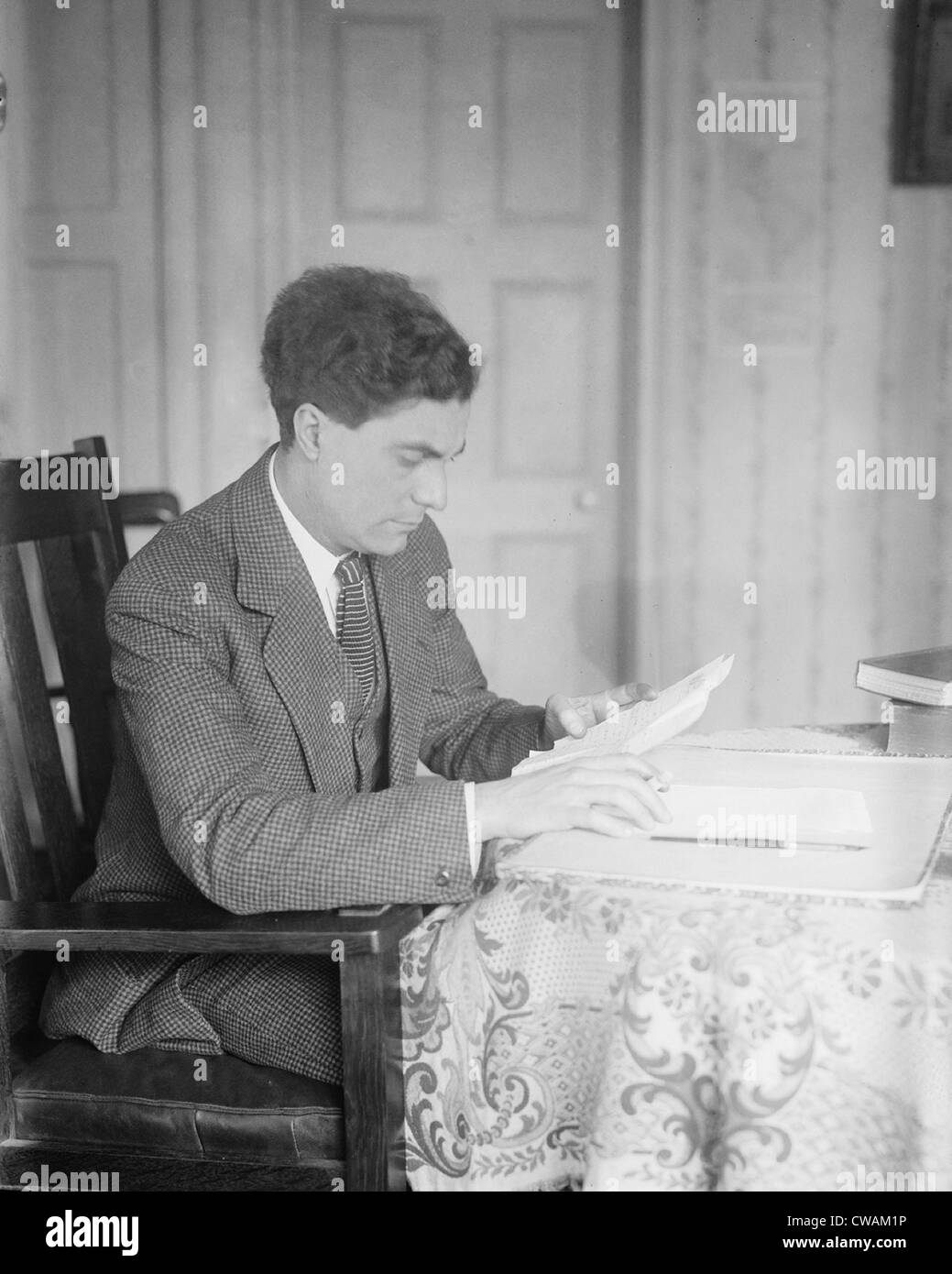 Edgard Varese (1883-1965), francese nato e compositore colto, emigrato negli Stati Uniti nel 1915, all'età di 32. Egli Foto Stock