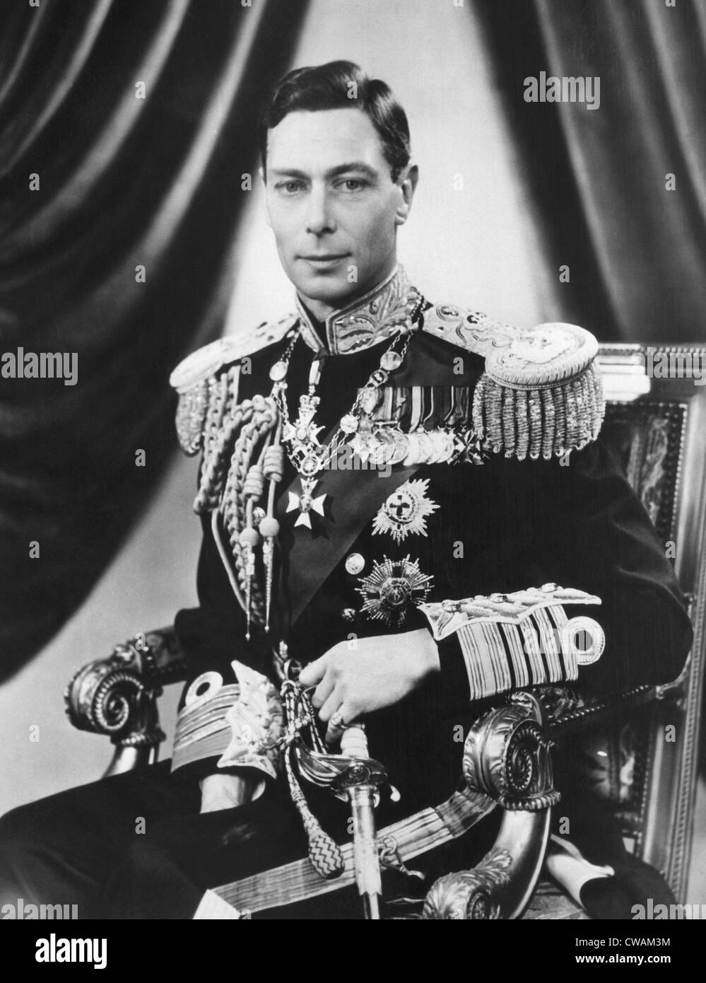 King George VI (1895-1952), Re del Regno Unito, 3 maggio 1937.. La cortesia: CSU Archivi / Everett Collection Foto Stock