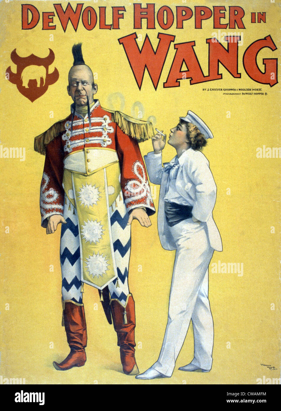 De Wolf tramoggia in Wang, un'opera comica impostato in Thailandia e basato su un libro di J. Cheever Goodwin. Della Fox ha suonato di fronte Foto Stock De Wolf tramoggia in Wang, un'opera comica impostato in Thailandia e basato su un libro di J. Cheever Goodwin. Della Fox ha suonato di fronte Foto Stock
