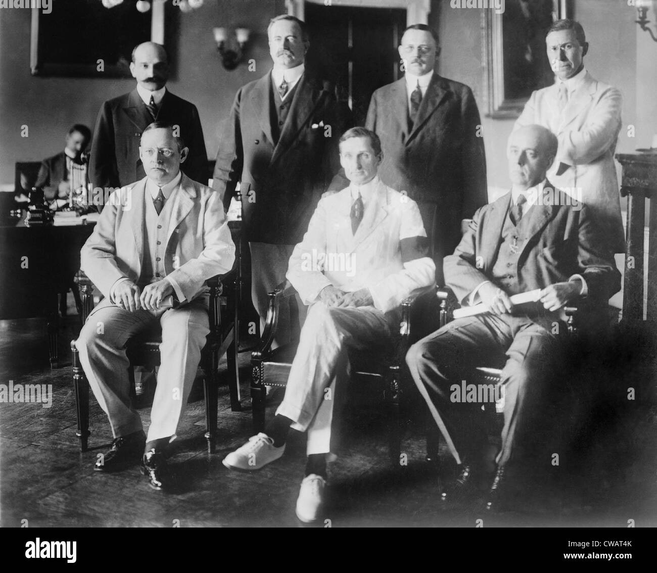 William McAdoo è servita come primo presidente della Federal Reserve Board. La foto mostra il McAdoo con la riserva federale Foto Stock