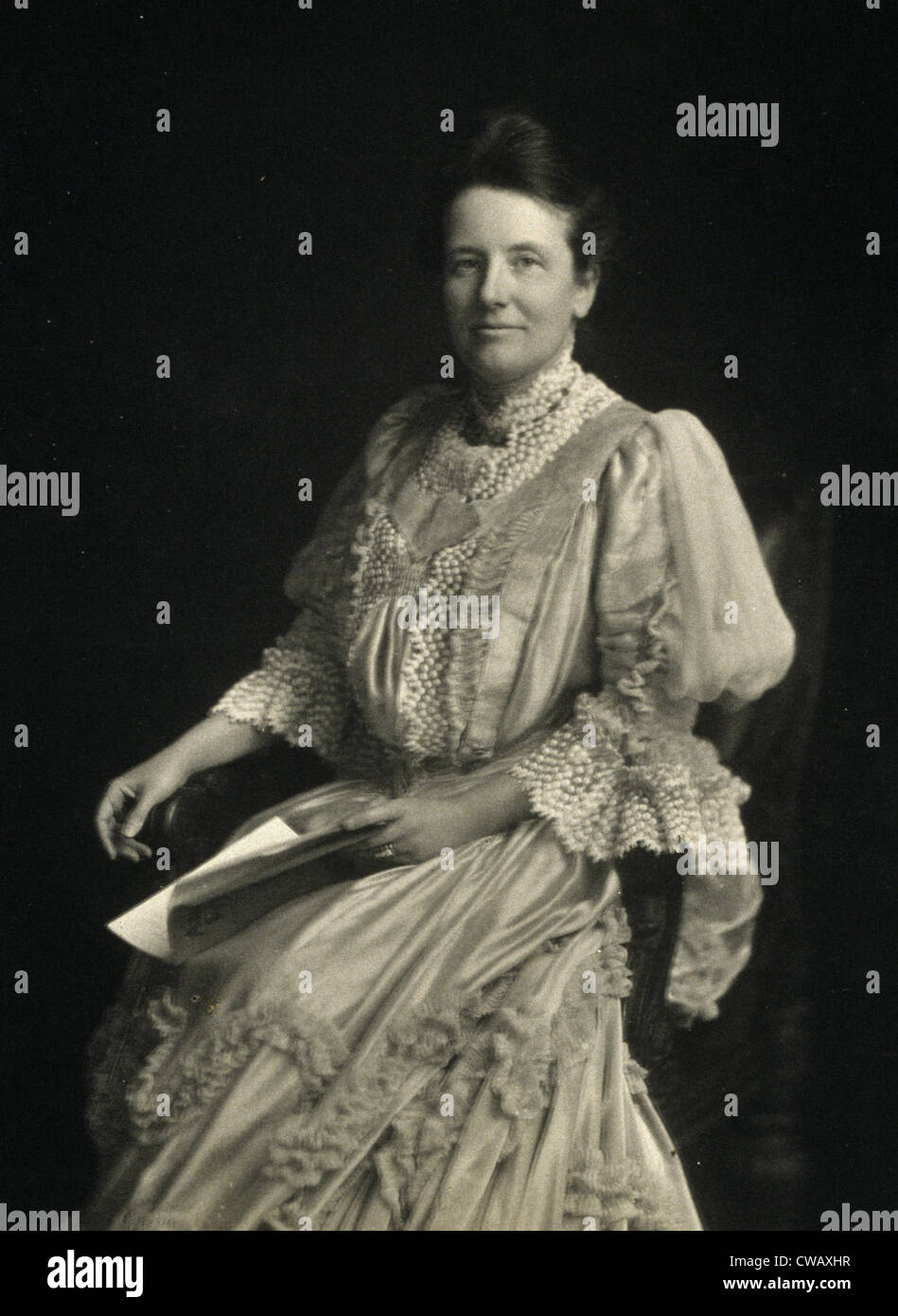 Prima signora Edith Kermit Roosevelt, moglie di Theodore Roosevelt, febbraio 16, 1905. Foto Stock