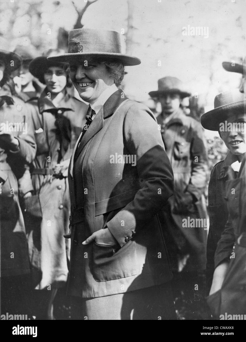 Lou Henry Hoover (1874-1944), First Lady 1929-1933; didascalia originale: la sig.ra Herbert Hoover, moglie del Segretario del Commercio, Foto Stock