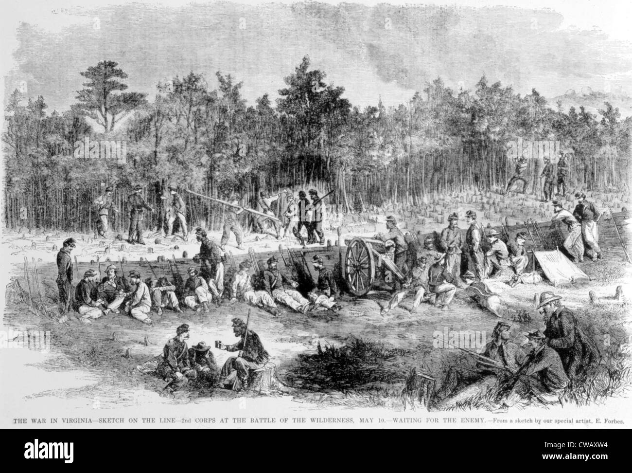 La battaglia del deserto, 10 maggio 1864 Foto Stock
