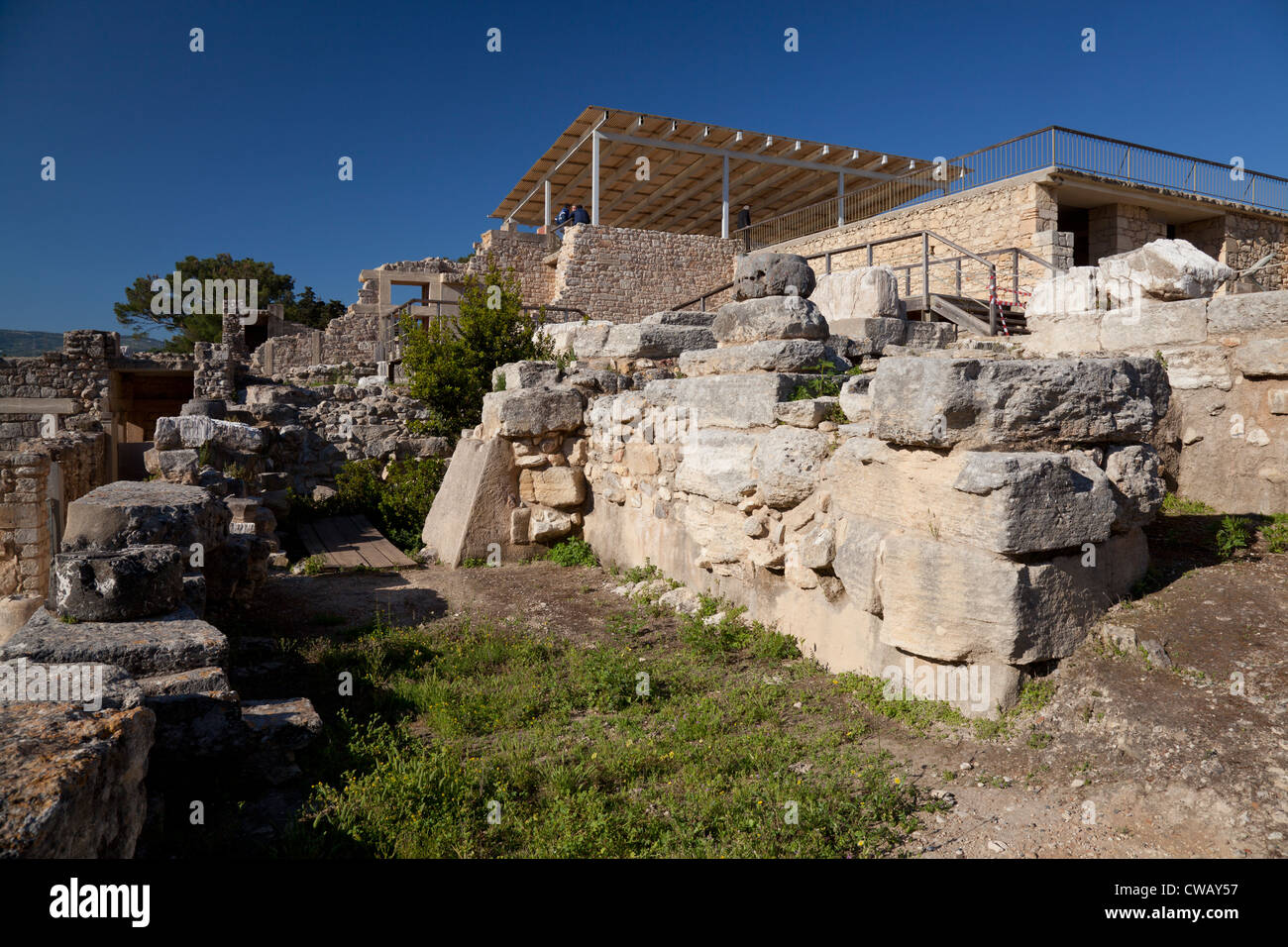 Rovine di Cnosso a Creta, Grecia Foto Stock