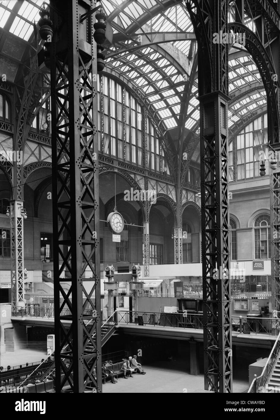 Stazione di Pennsylvania, interno, New York City, 1962 circa. Foto Stock