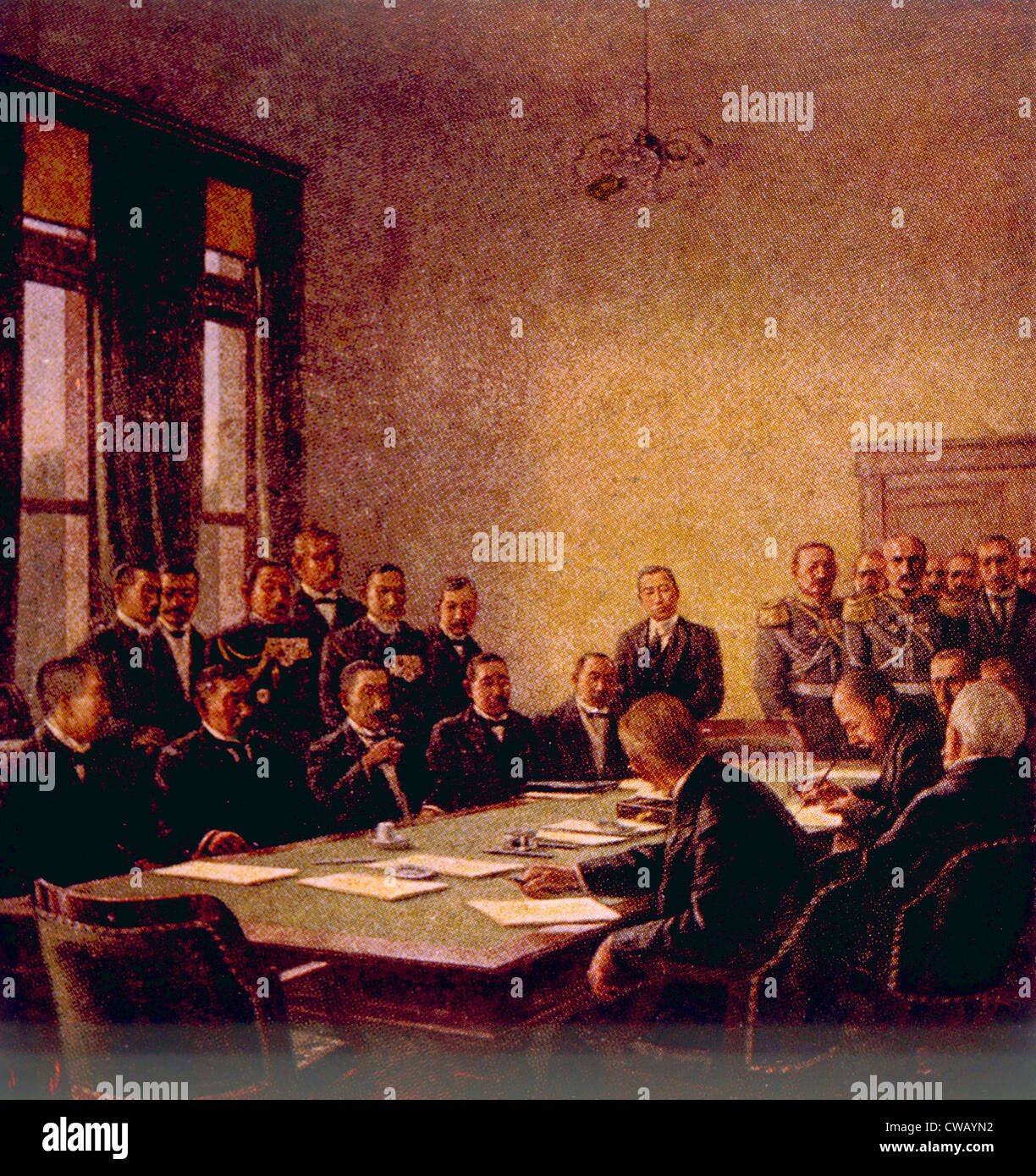 Il Prtsmouth, New Hampshire conferenza di pace tra la Russia e il Giappone, 1905 Foto Stock