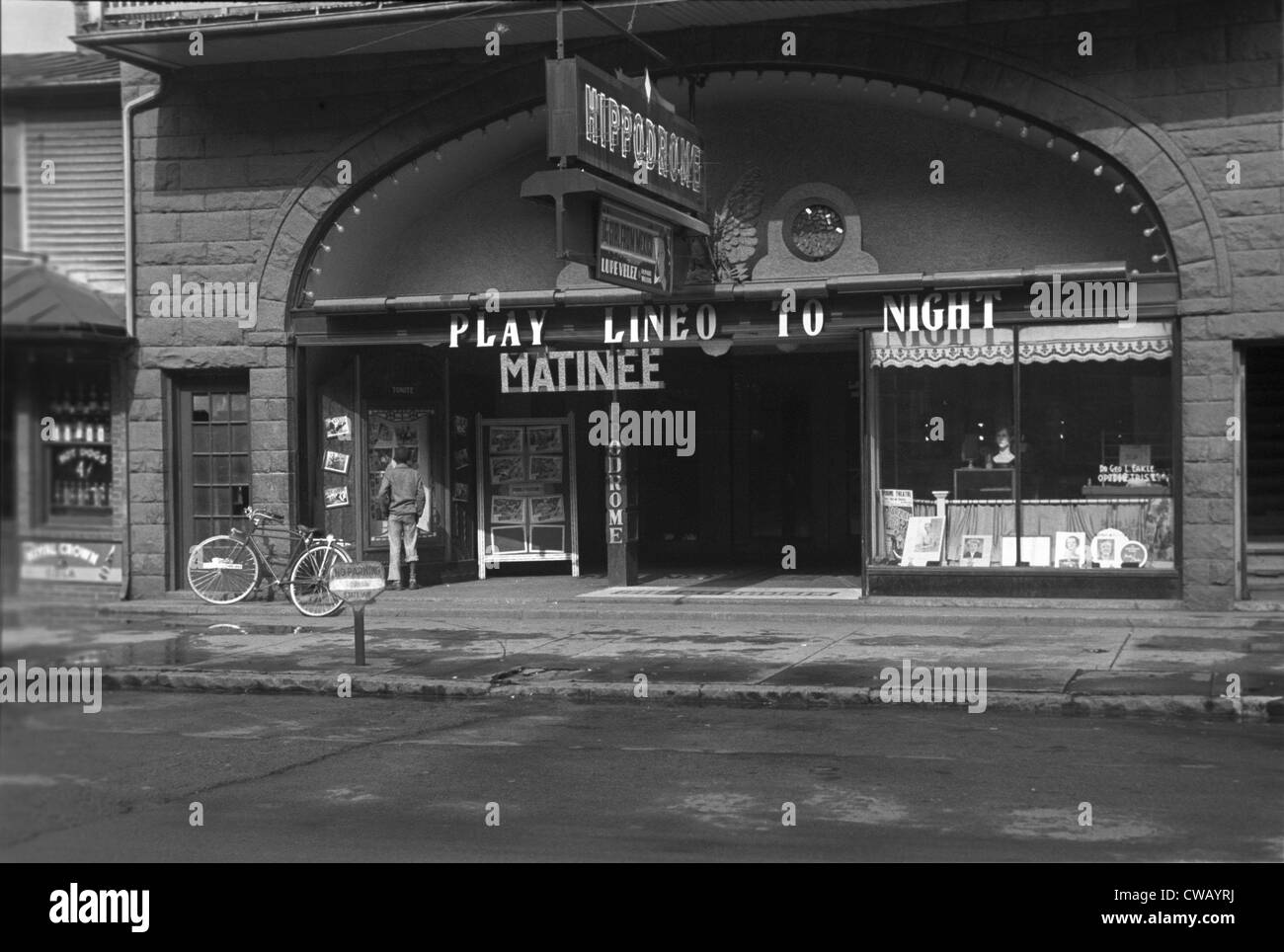 Movie Theater, Elkins West Virginia, fotografia di John Vachon, 1939. Foto Stock