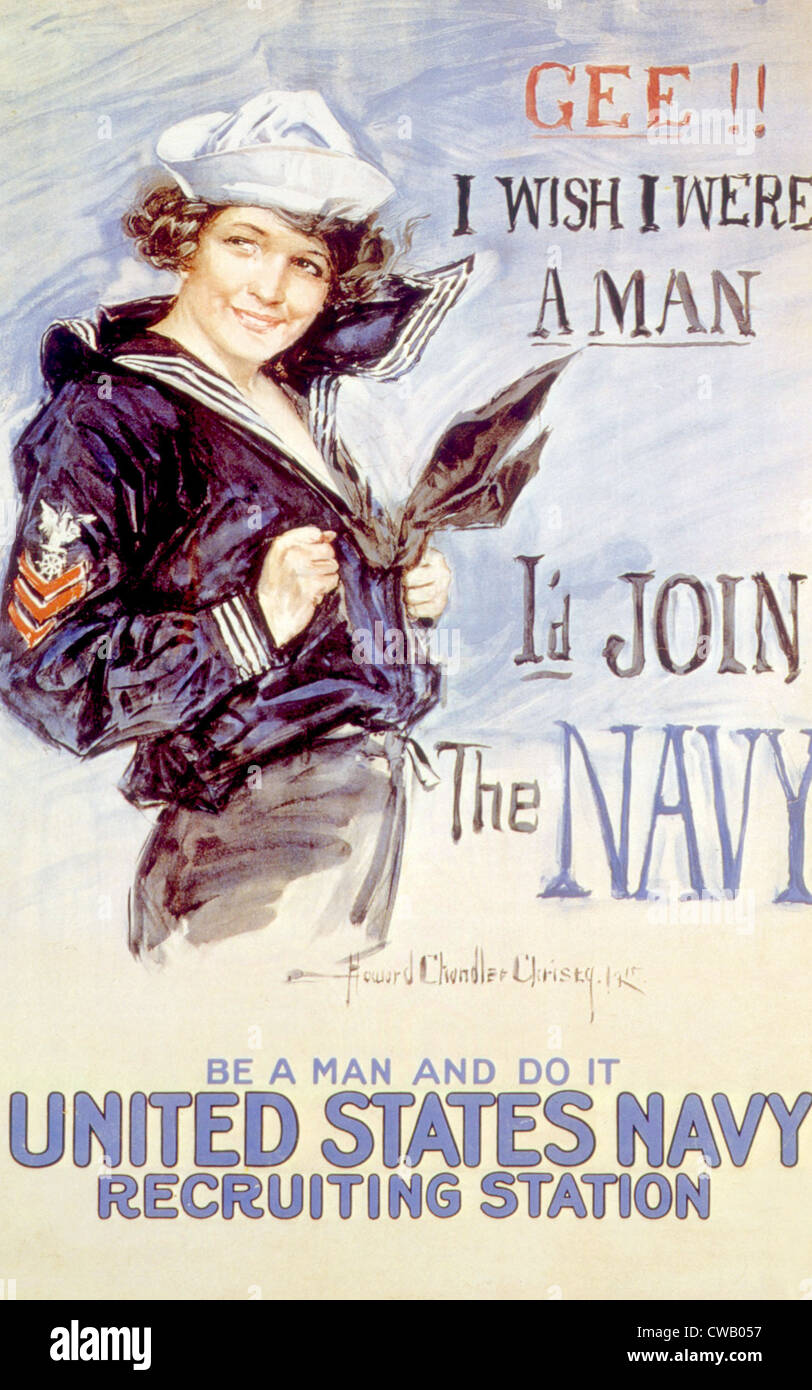 I Guerra Mondiale American recuiting poster da Howard Chandler Christy, 1917 Foto Stock