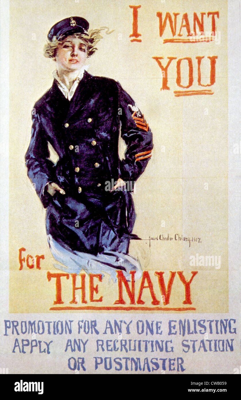 I Guerra Mondiale American recuiting poster da Howard Chandler Christy, 1917 Foto Stock