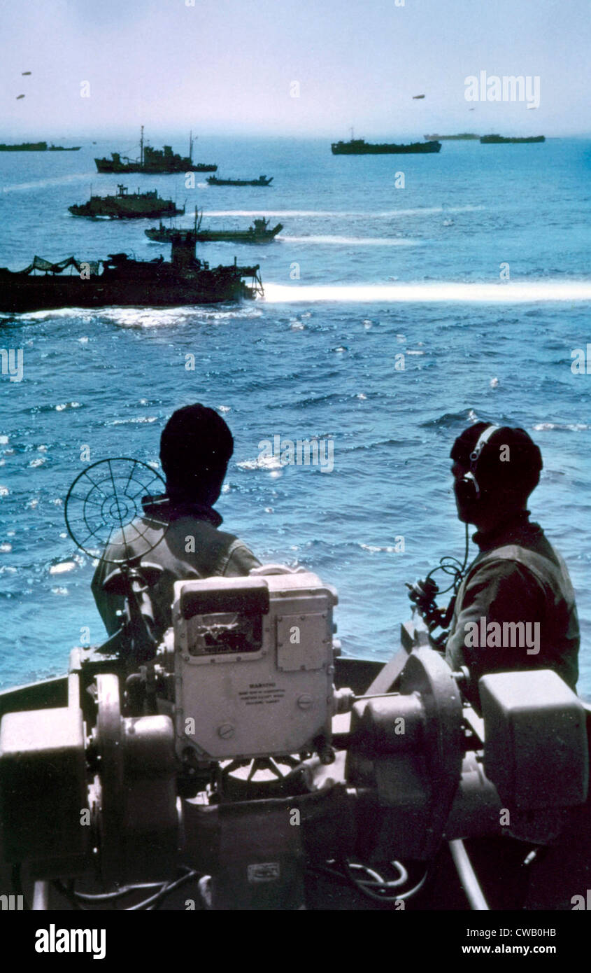 La II Guerra Mondiale, la battaglia di Normandia, 1944. Foto Stock