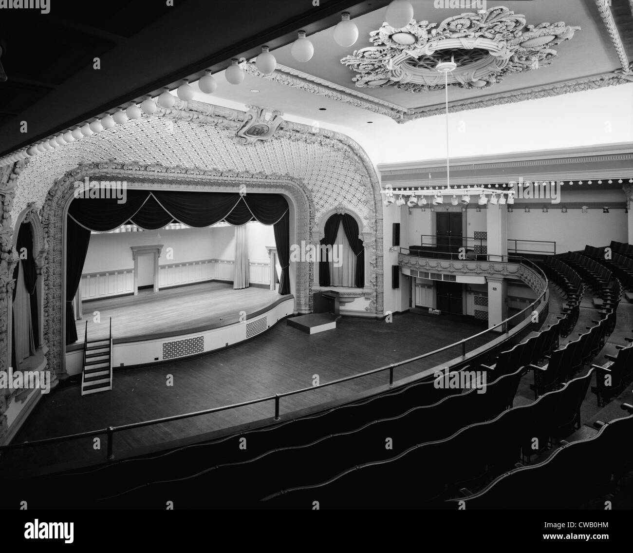 I teatri di film, la fraternità di locomotiva ingegneri edificio interiore, auditorium, costruito nel 1911, 1365 Ontario Street, Foto Stock