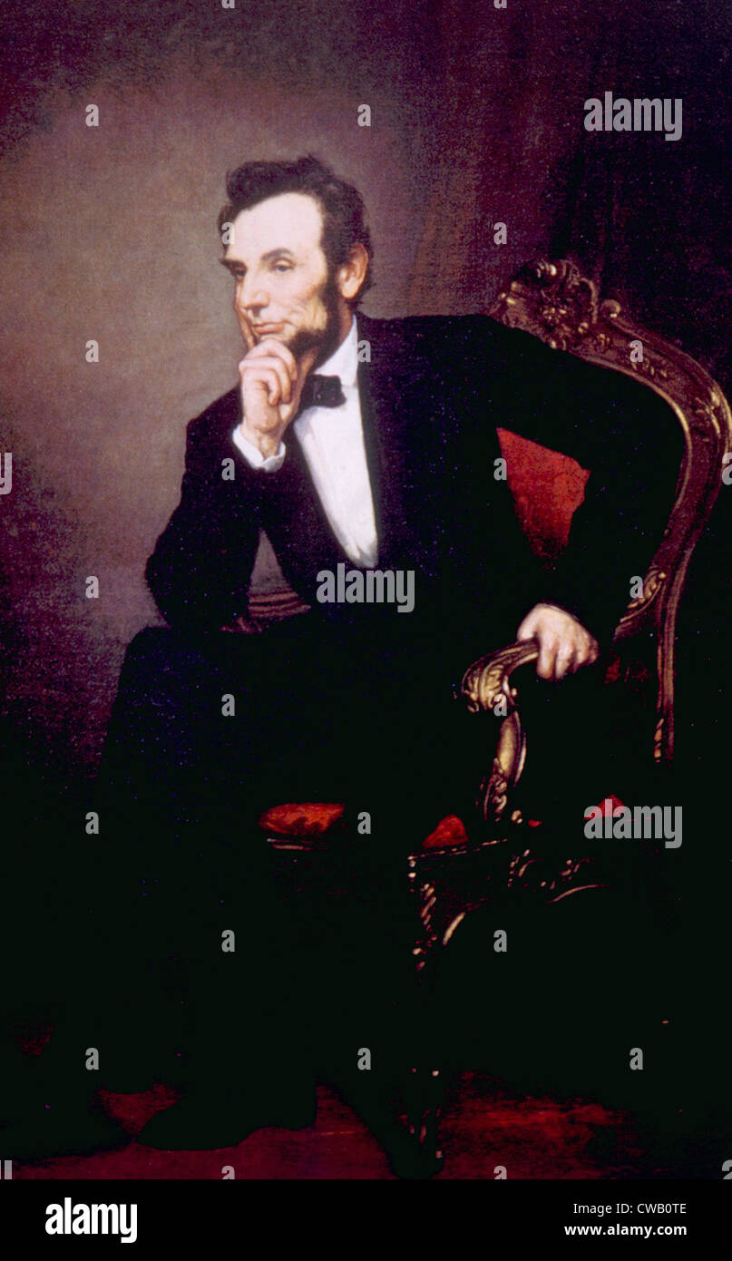 Abramo Lincoln (1809-1865) Foto Stock