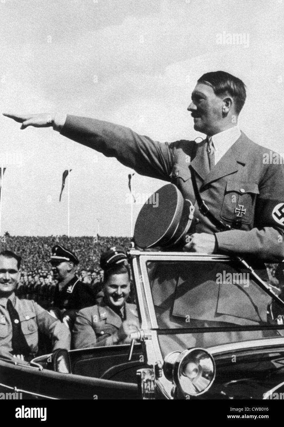 Adolf Hitler a Reichsparteitag, 1935 Foto Stock