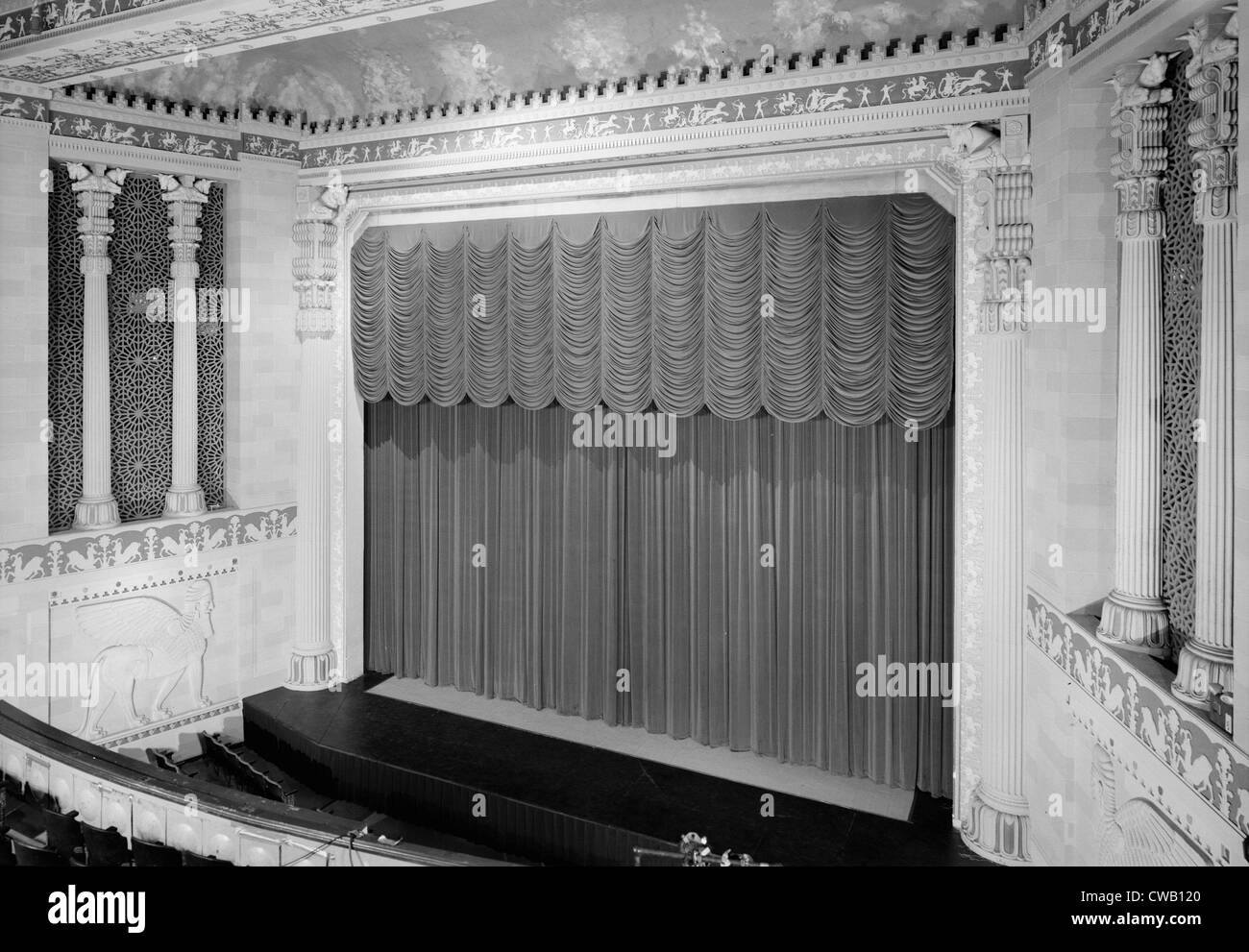 Cinema Teatro Missouri Edificio, interno, costruito nel 1927, 713-715 Edmond Street, San Giuseppe, Missouri, circa Foto Stock
