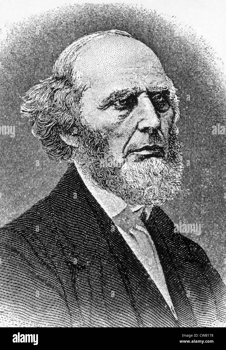 Charles Finney (1792-1875), evangelista e presidente di Oberlin College Foto Stock