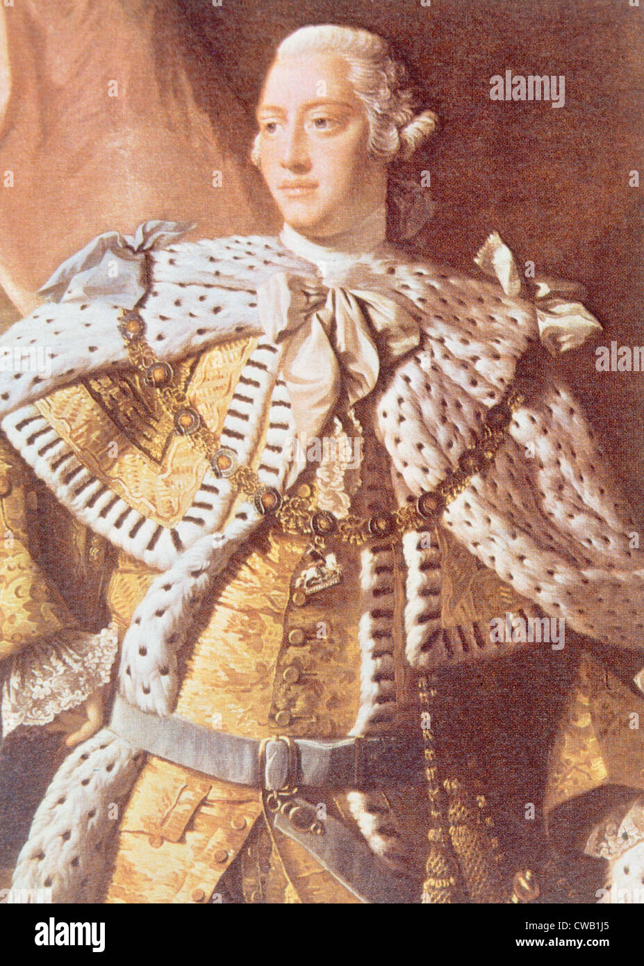 George III (1738-1820), re di Gran Bretagna e Irlanda 1760-1801. Foto Stock