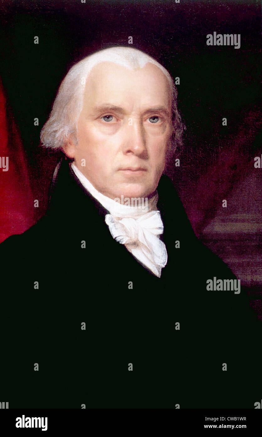 James Madison (1751-1836), U.S. Presidente (1809-1817) Foto Stock