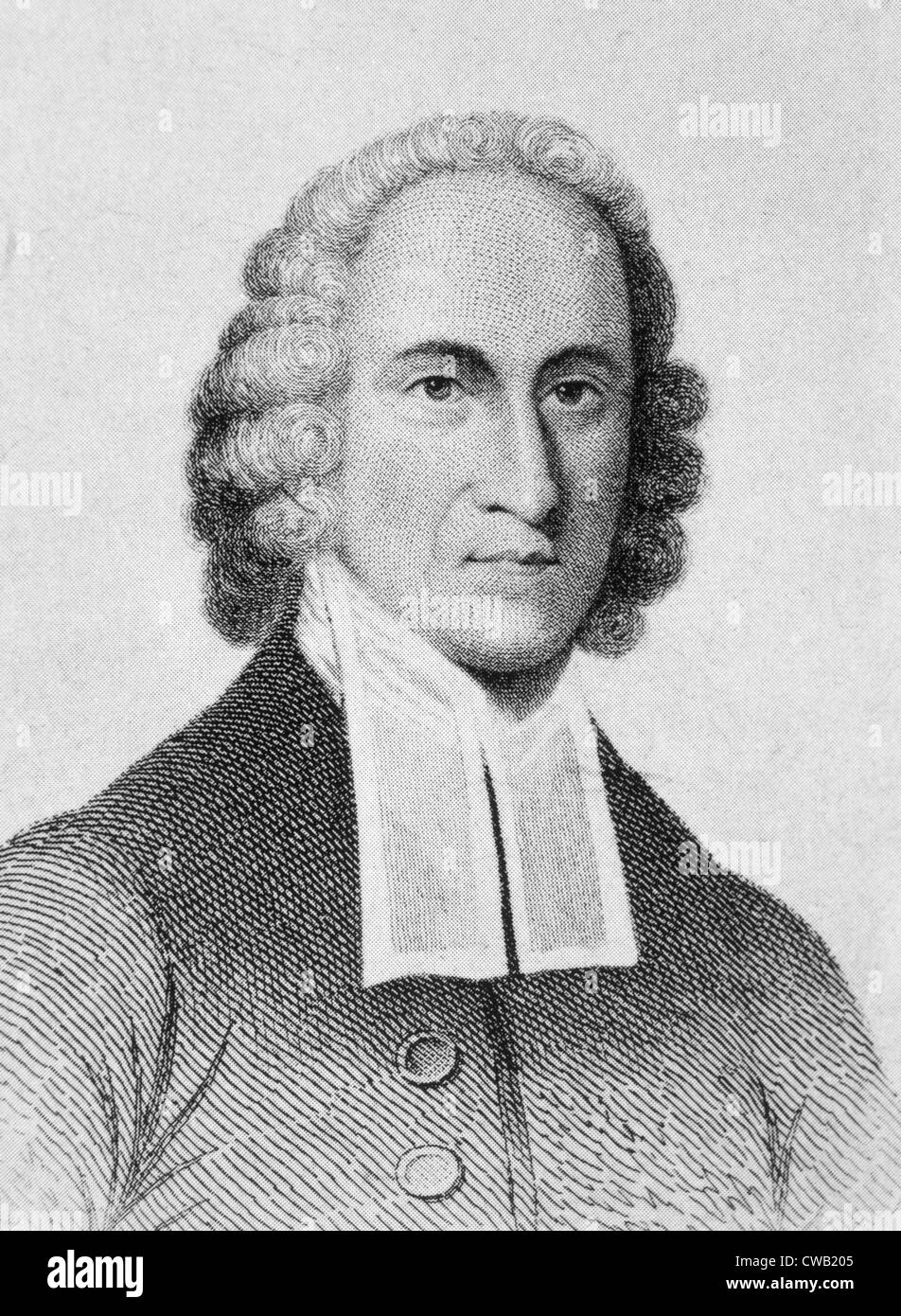 Jonathan Edwards (1703-1758) Foto Stock