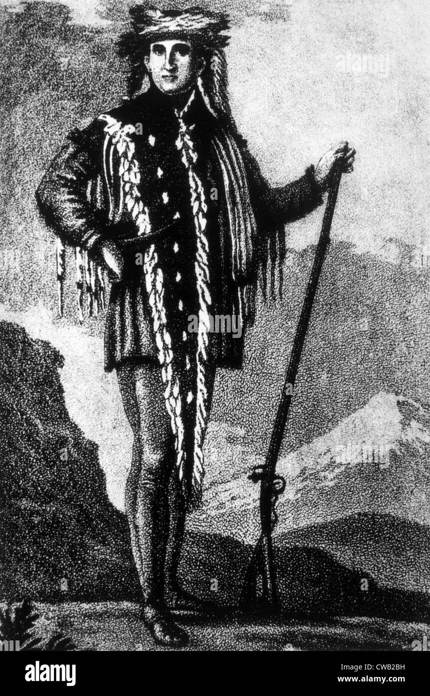 Meriwether Lewis (1774-1809), co-leader della spedizione del Clark e del Lewis Foto Stock