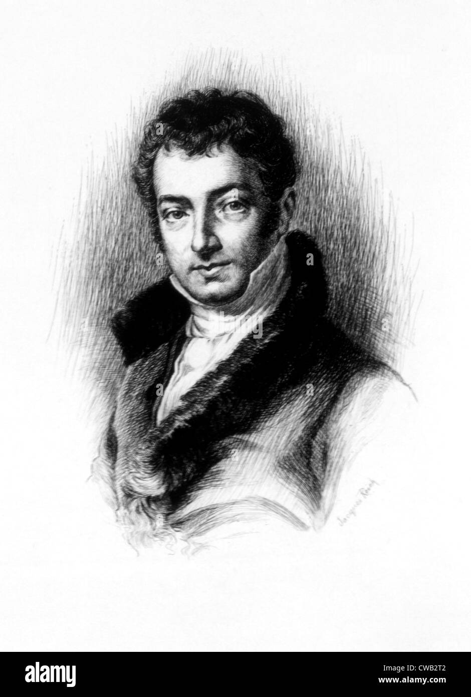Washington Irving (1783-1859), scrittore americano circa 1810s. Foto Stock