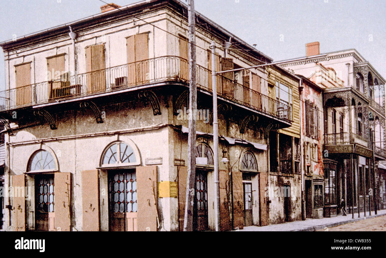 Vecchia casa di Assenzio Absinthe a New Orleans, Louisiana Foto Stock