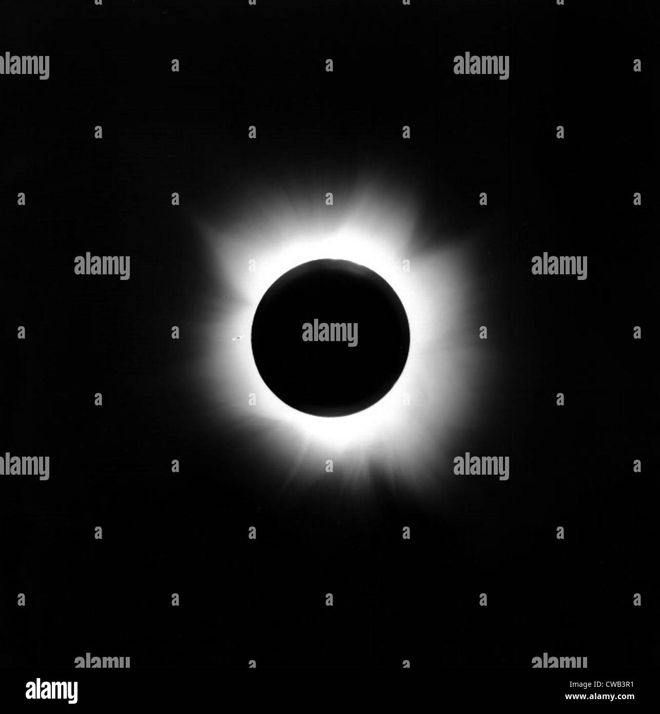 Astronomia. Un eclissi solare, 1937 Foto Stock