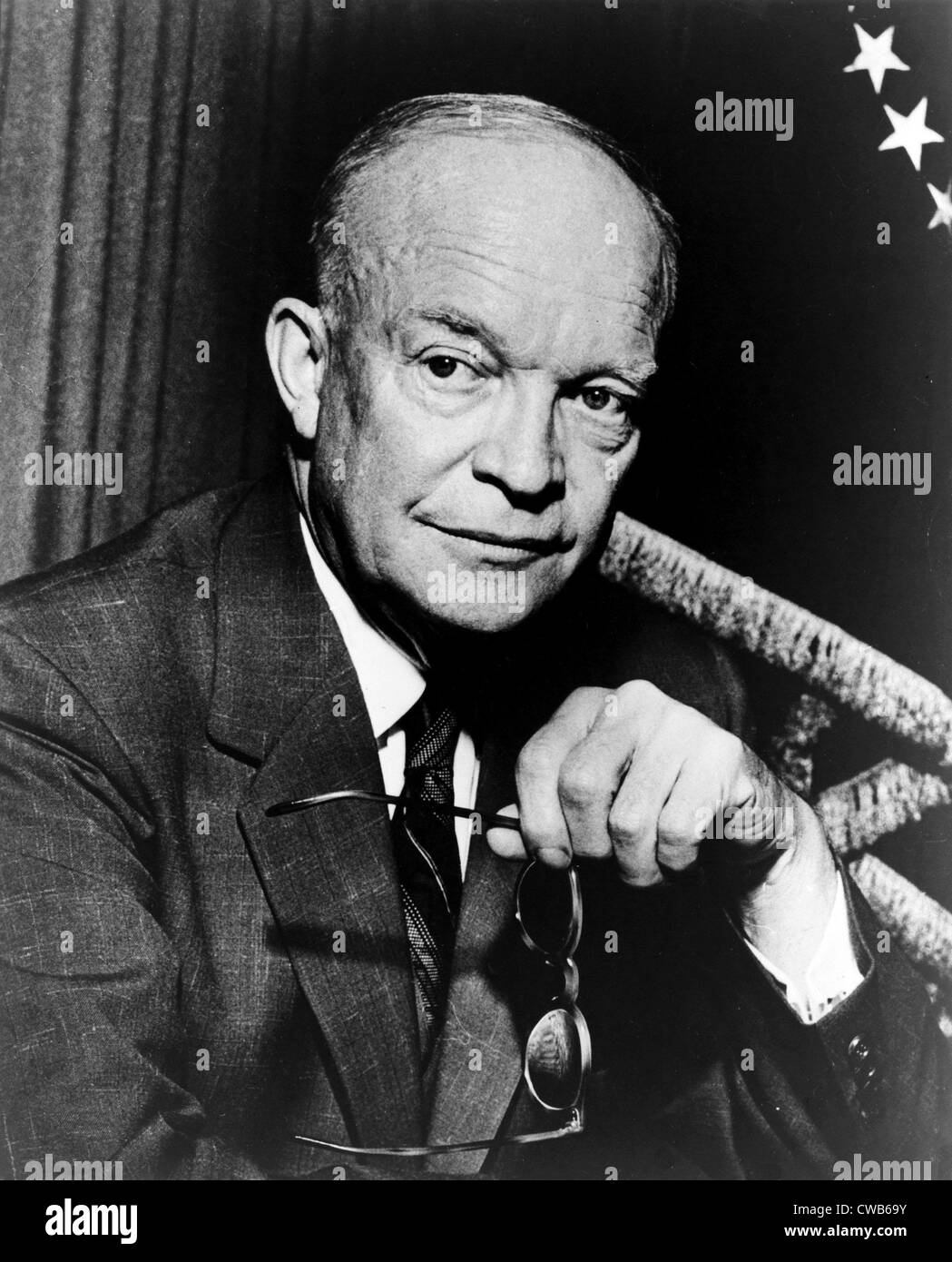 Presidente Dwight D. Eisenhower, 1954 Foto Stock