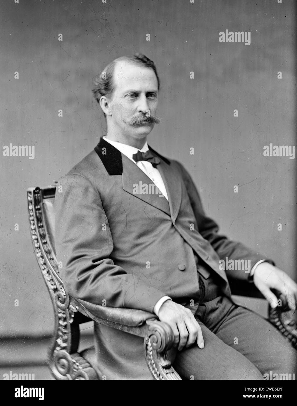 Il prof. Edward M. Gallaudet, ca. 1870s Foto Stock