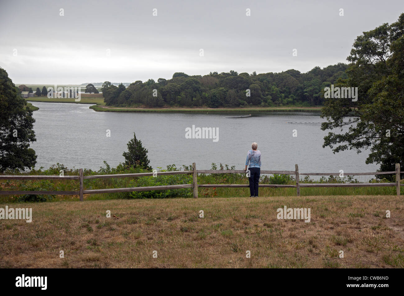 Stagno di sale in Cape Cod National Seashore Foto Stock
