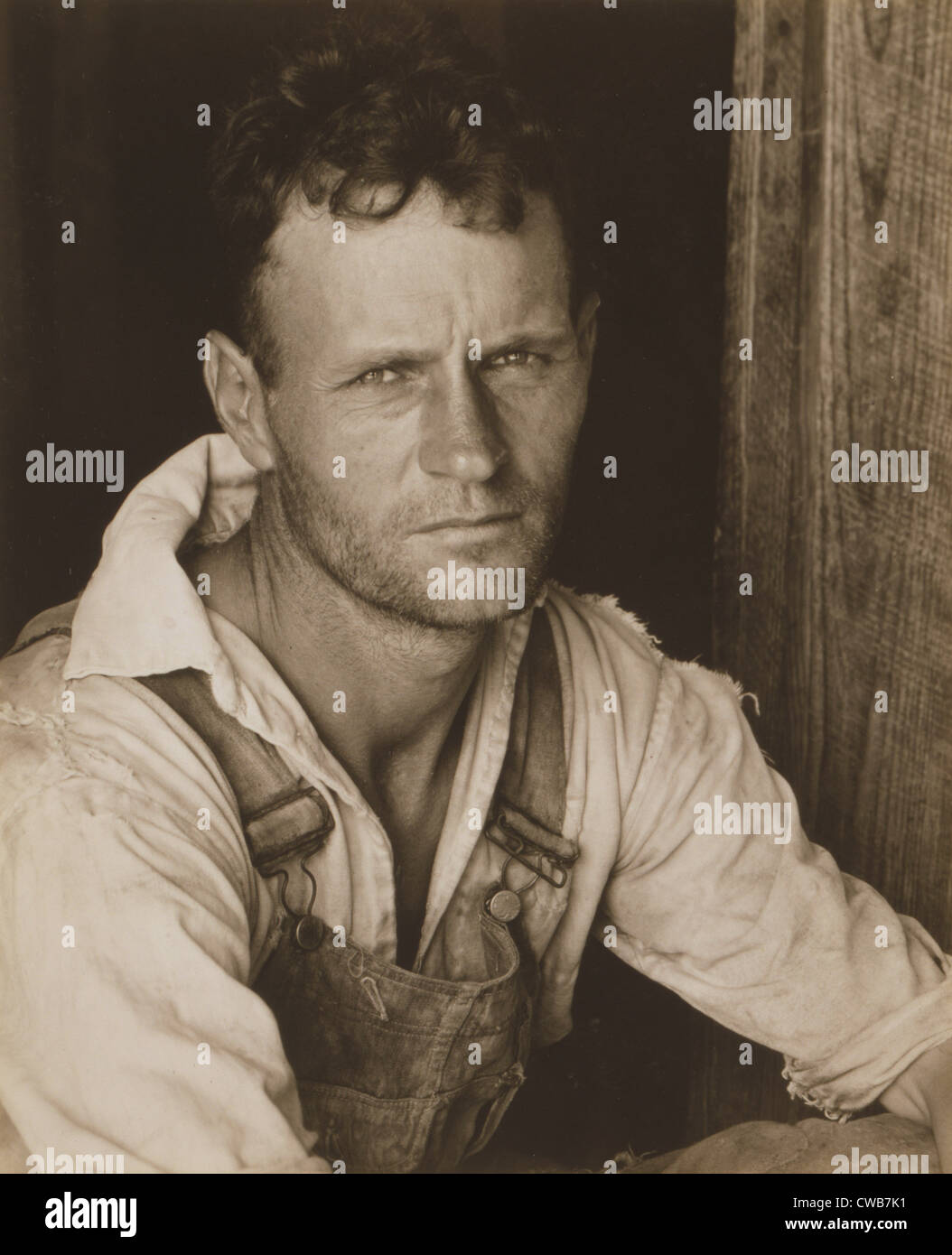 Floyd Burroughs, mezzadri. Hale County, Alabama. Pubblicato nel libro "Vediamo ora la lode degli uomini illustri'. fotografia di Foto Stock