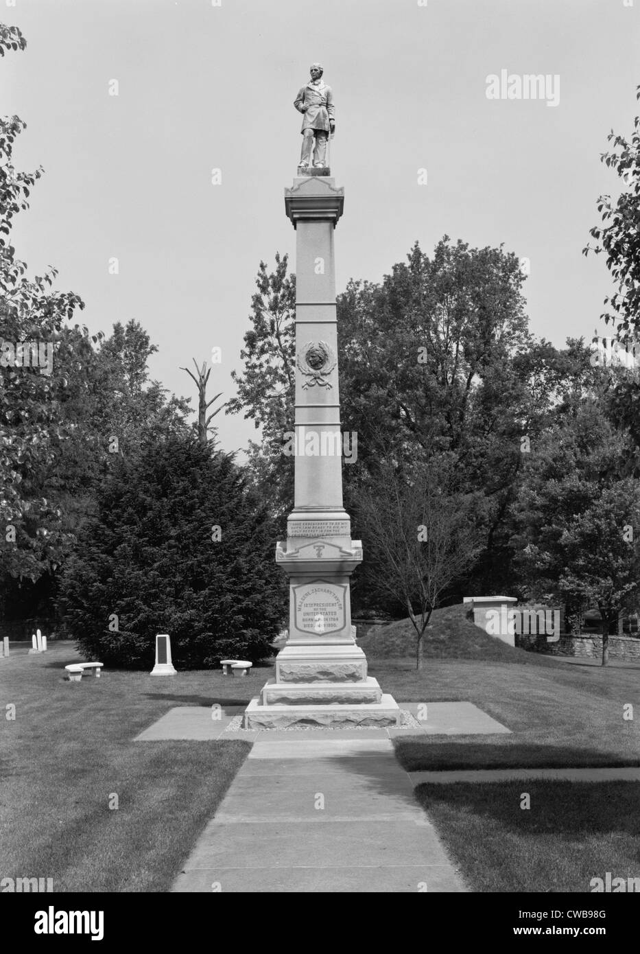Zachary Taylor. Monumento a maggiore generale Zachary Taylor dodicesimo presidente degli Stati Uniti. Foto Stock