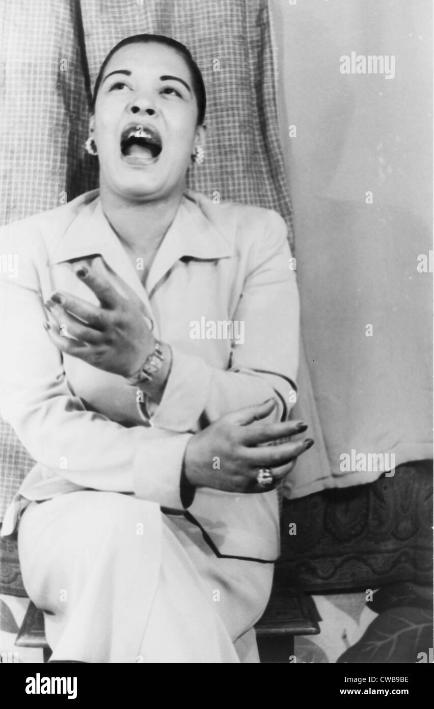 Billie Holiday, ritratto da Carl Van Vechten, 23 marzo 1949. Foto Stock