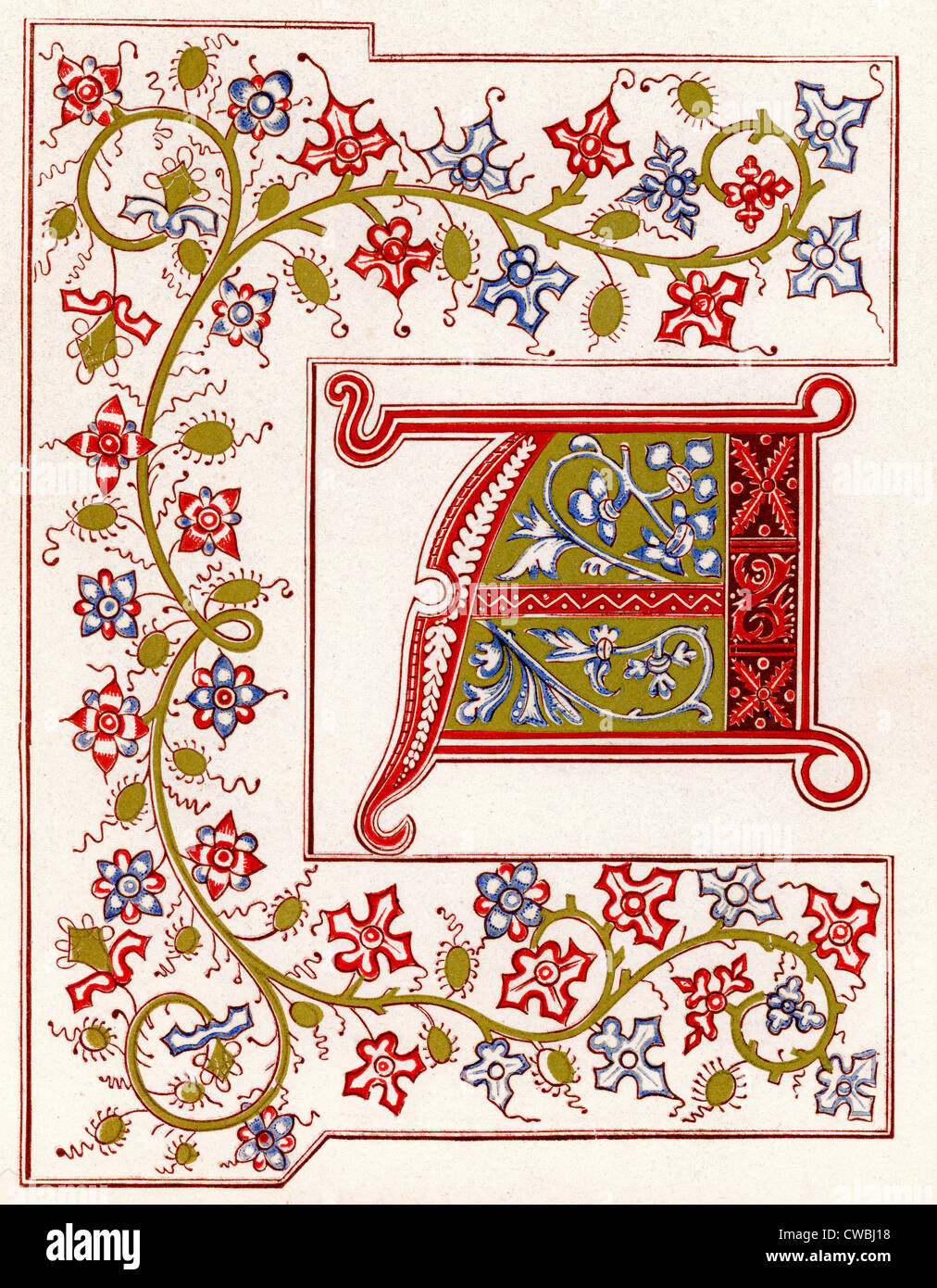 Les Merbeilles du monde, 1409, particolare di un borgo medievale manoscritto illuminato Foto Stock