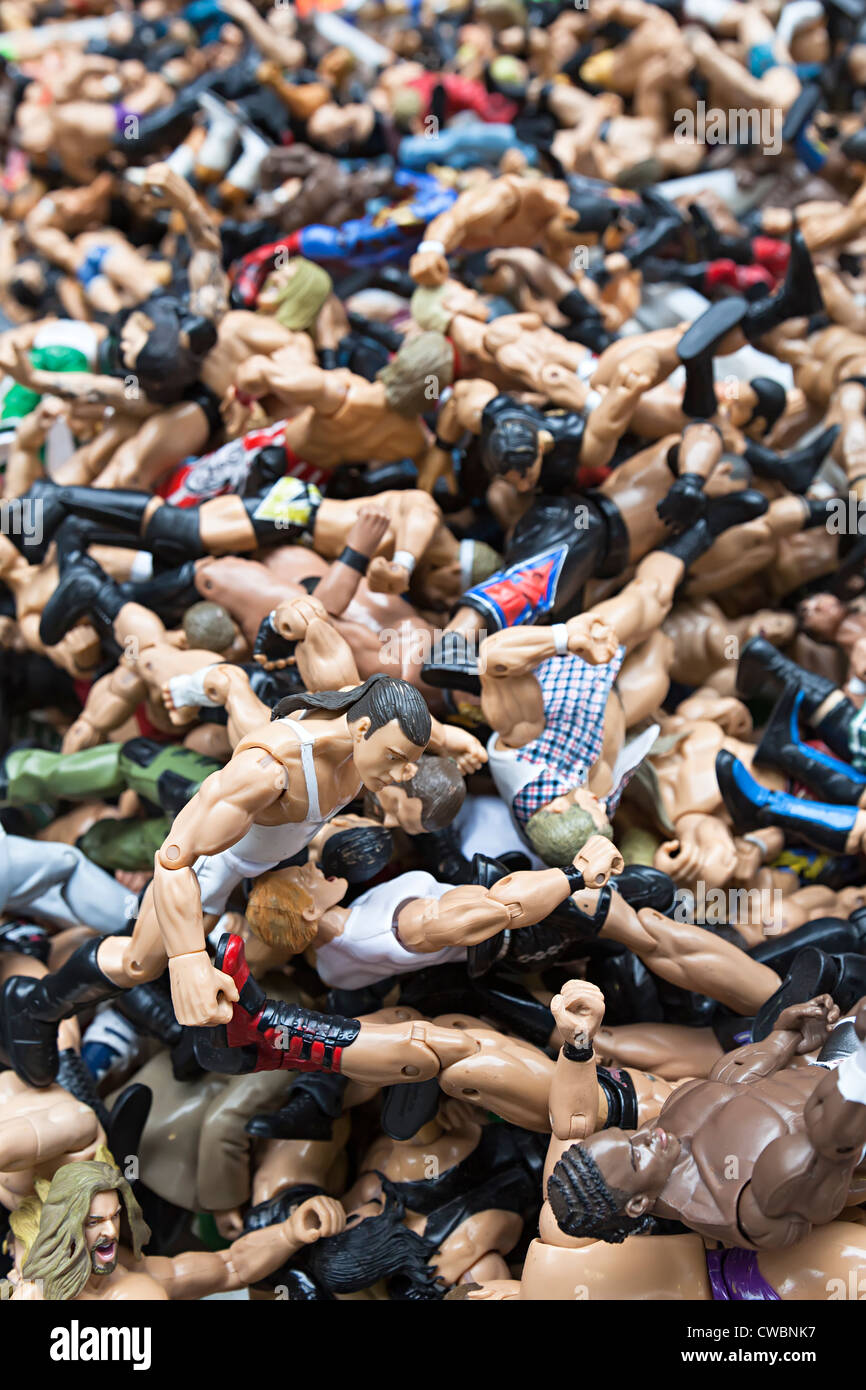 Modello giocattolo soldati di vendita, REGNO UNITO Foto Stock