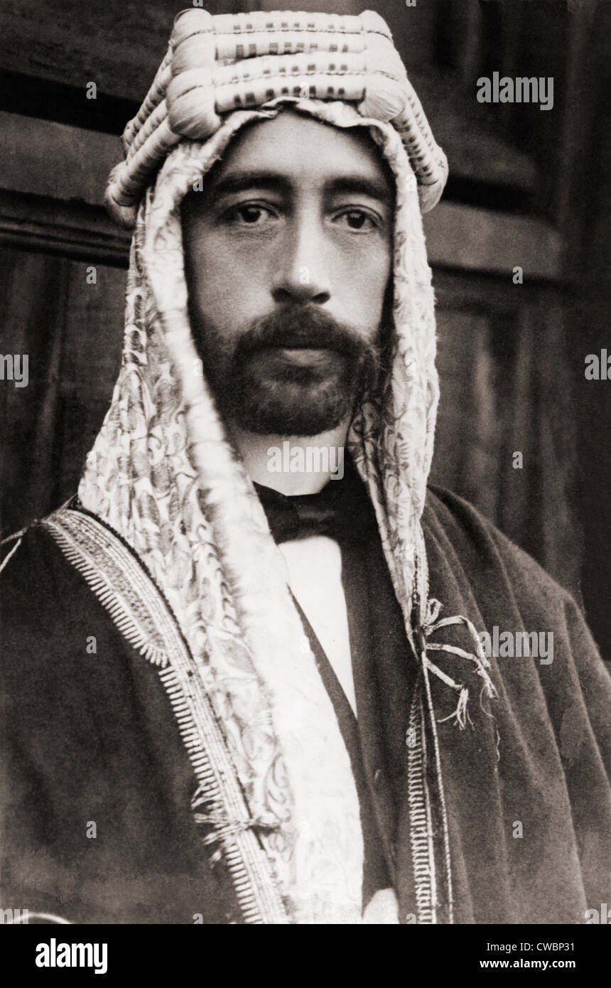 King Faisal (Faysal) dell'Iraq (1885-33) è stato installato come in Iraq le re nel 1921 sotto la sponsorizzazione britannico. Faisal, una non iracheno da Foto Stock