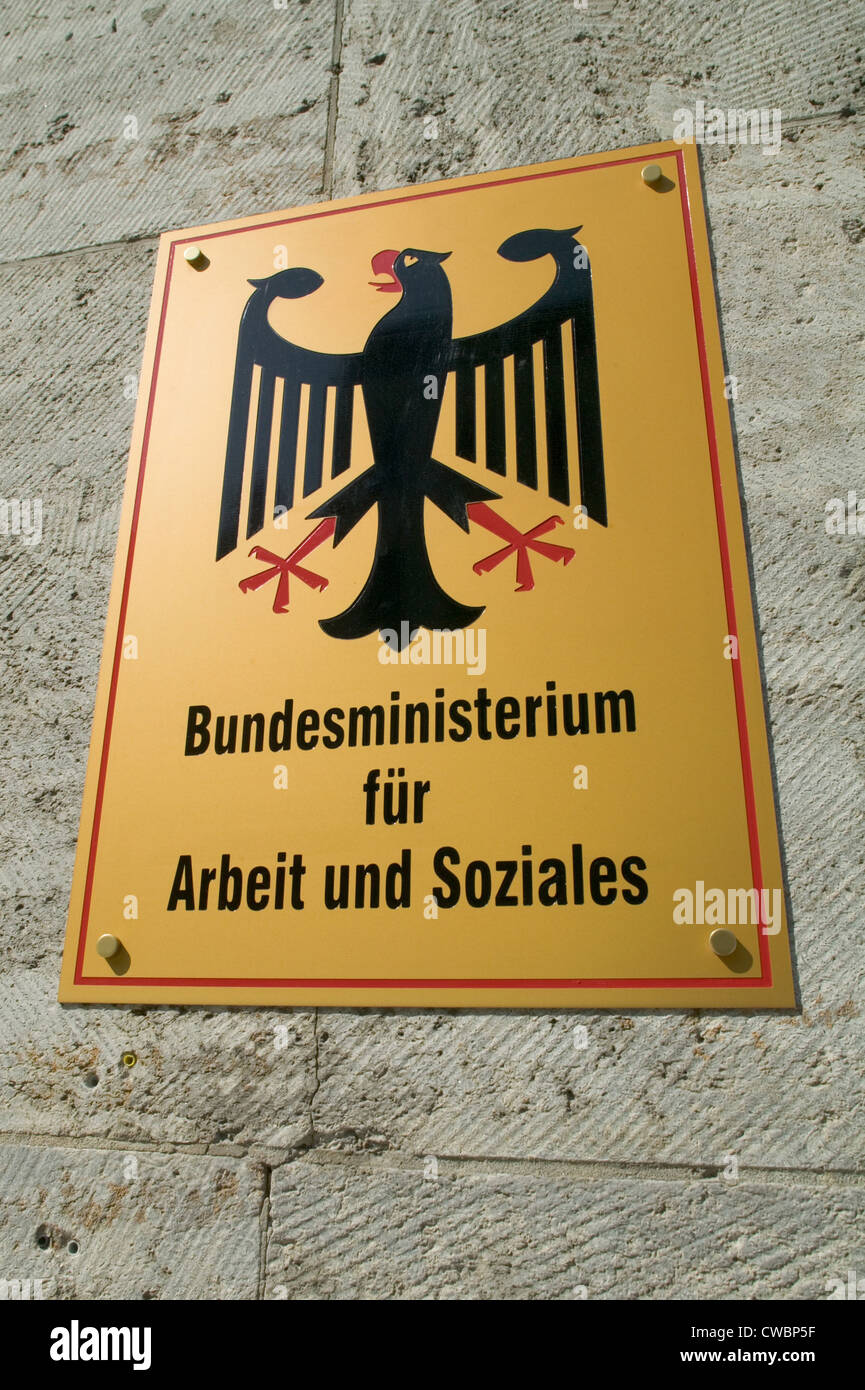 Berlino, Ministero federale del Lavoro e degli affari sociali Foto Stock