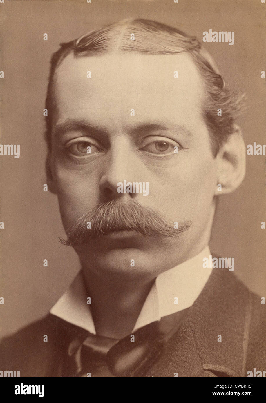 Randolph Henry Spencer Churchill (1849-1895), padre del Primo ministro britannico Winston Churchill. Ca. 1880. Foto Stock