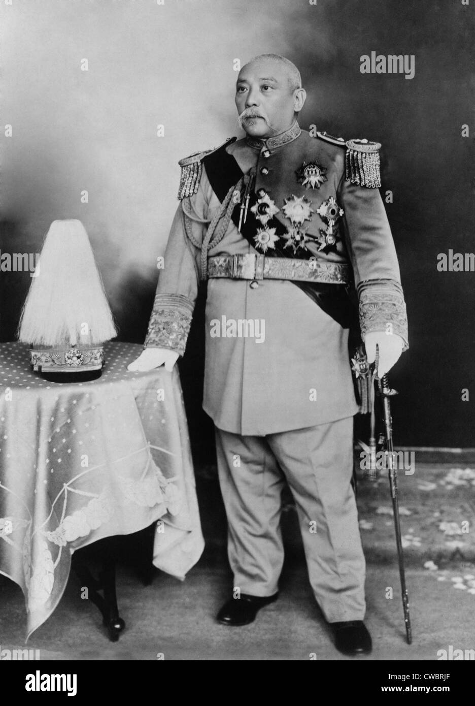 Yuan Shikai (1859-1916), cinese generale alla fine della dinastia Qing nel 1911 e poi il primo presidente della Repubblica Foto Stock