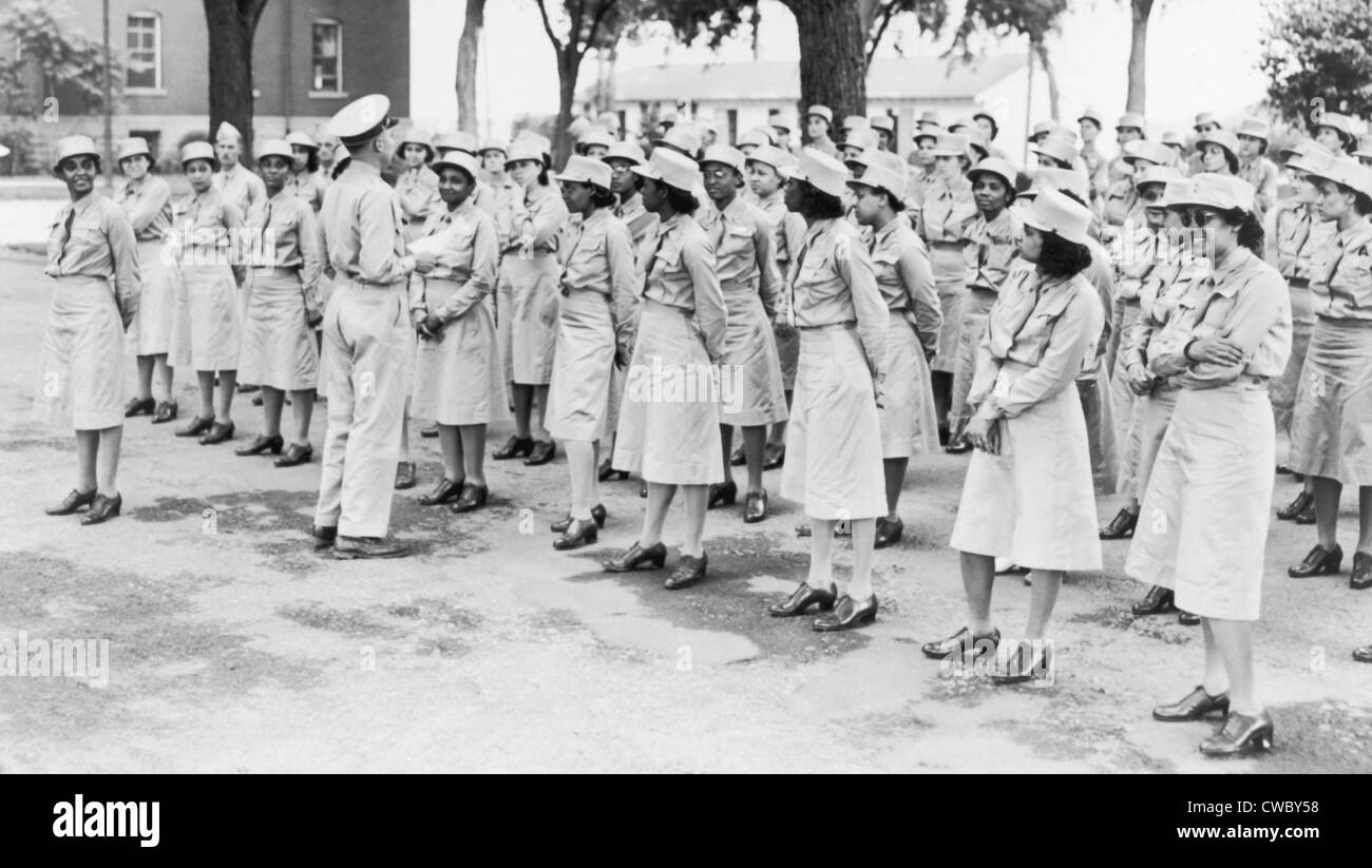 La seconda guerra mondiale. Le donne dell'esercito di corpo ausiliario è stato istituito nel 1941, prima dell'entrata degli Stati Uniti nella guerra mondiale 2. Il terzo plotone, Foto Stock