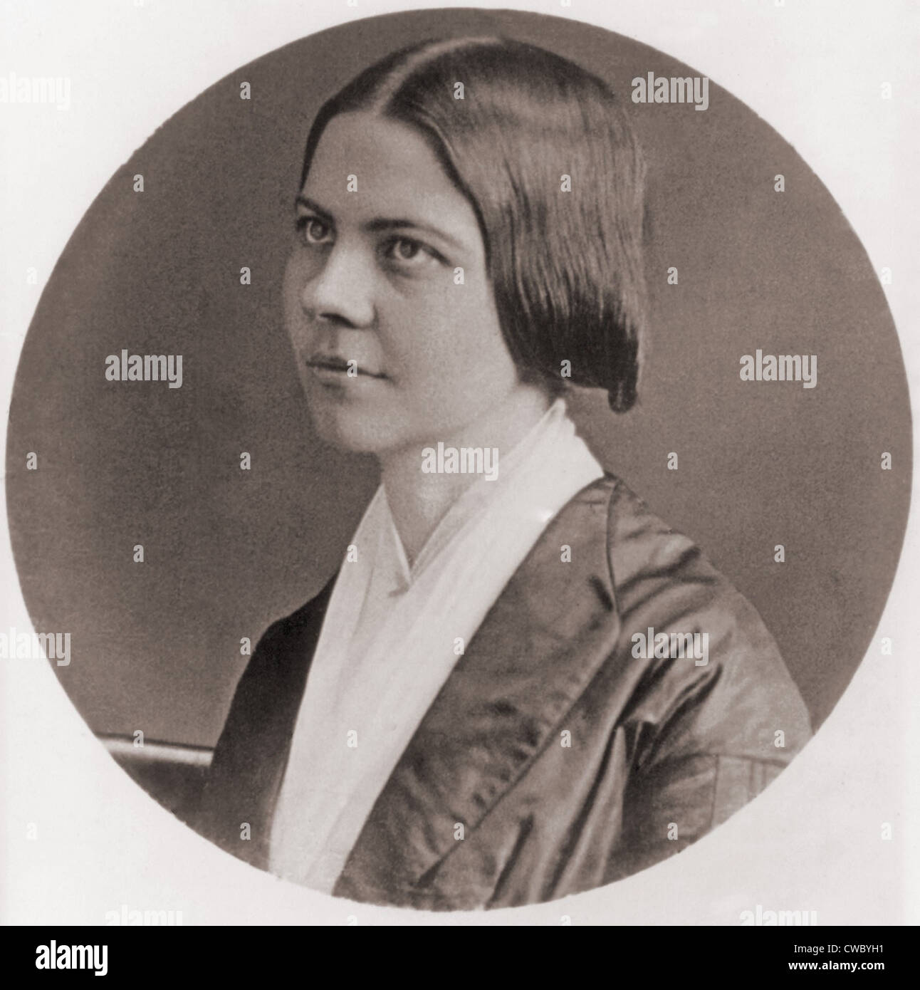 Lucy Pietra, (1818-1893), abolizionista americano e attivista per i diritti delle donne, come una giovane donna. Daguerreotype, ca. 1850. Foto Stock