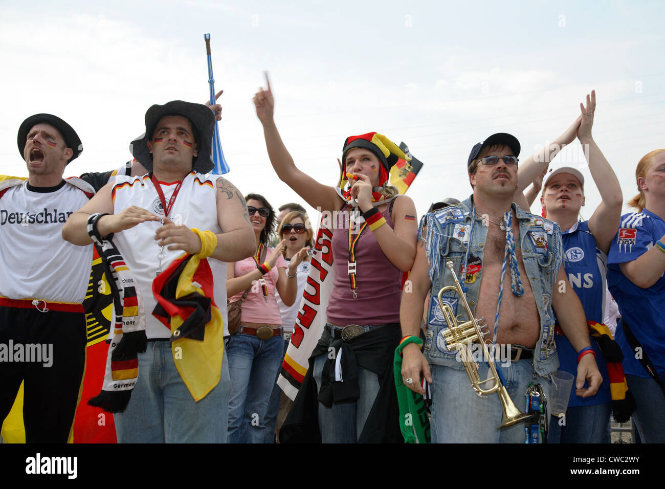 Gelsenkirchen, Fan Fest della Coppa del Mondo FIFA 2006 Foto Stock