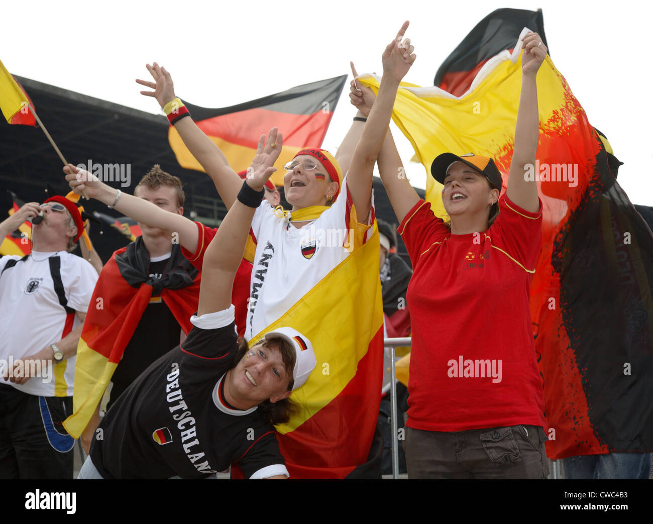 Gelsenkirchen, Fan Fest della Coppa del Mondo FIFA 2006 Foto Stock