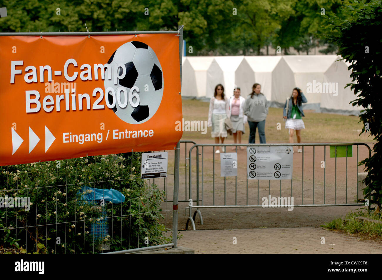 WM, Ventola Camp Berlin 2006 Foto Stock