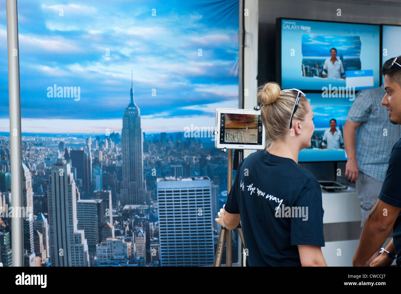 Samsung Galaxy nota 10.1 computer tablet Foto Stock