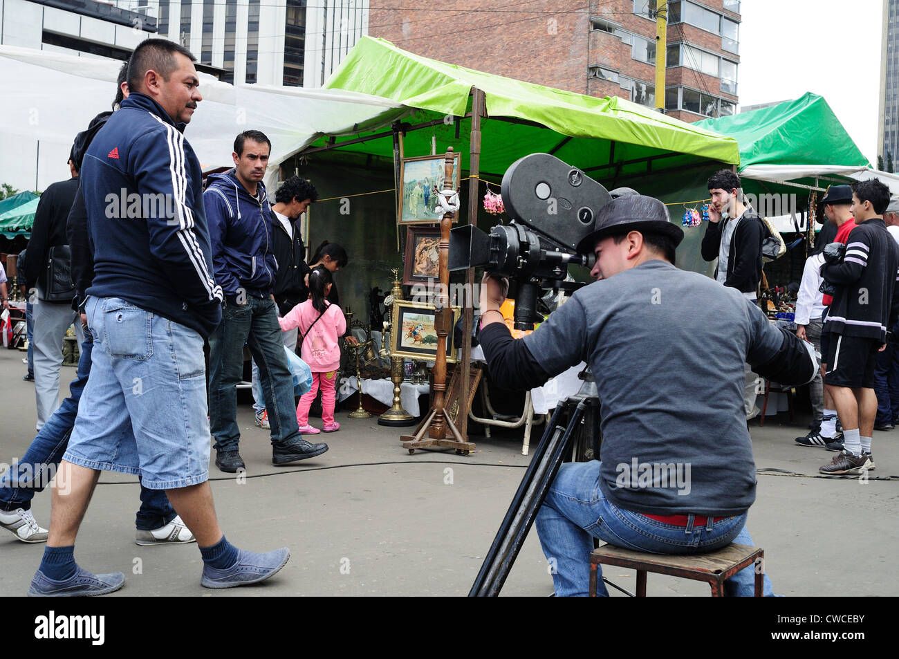 ' Il Mercado de las Pulgas - San Alejo ' mercato di Bogotà. Dipartimento di Cundimarca .COLOMBIA Foto Stock