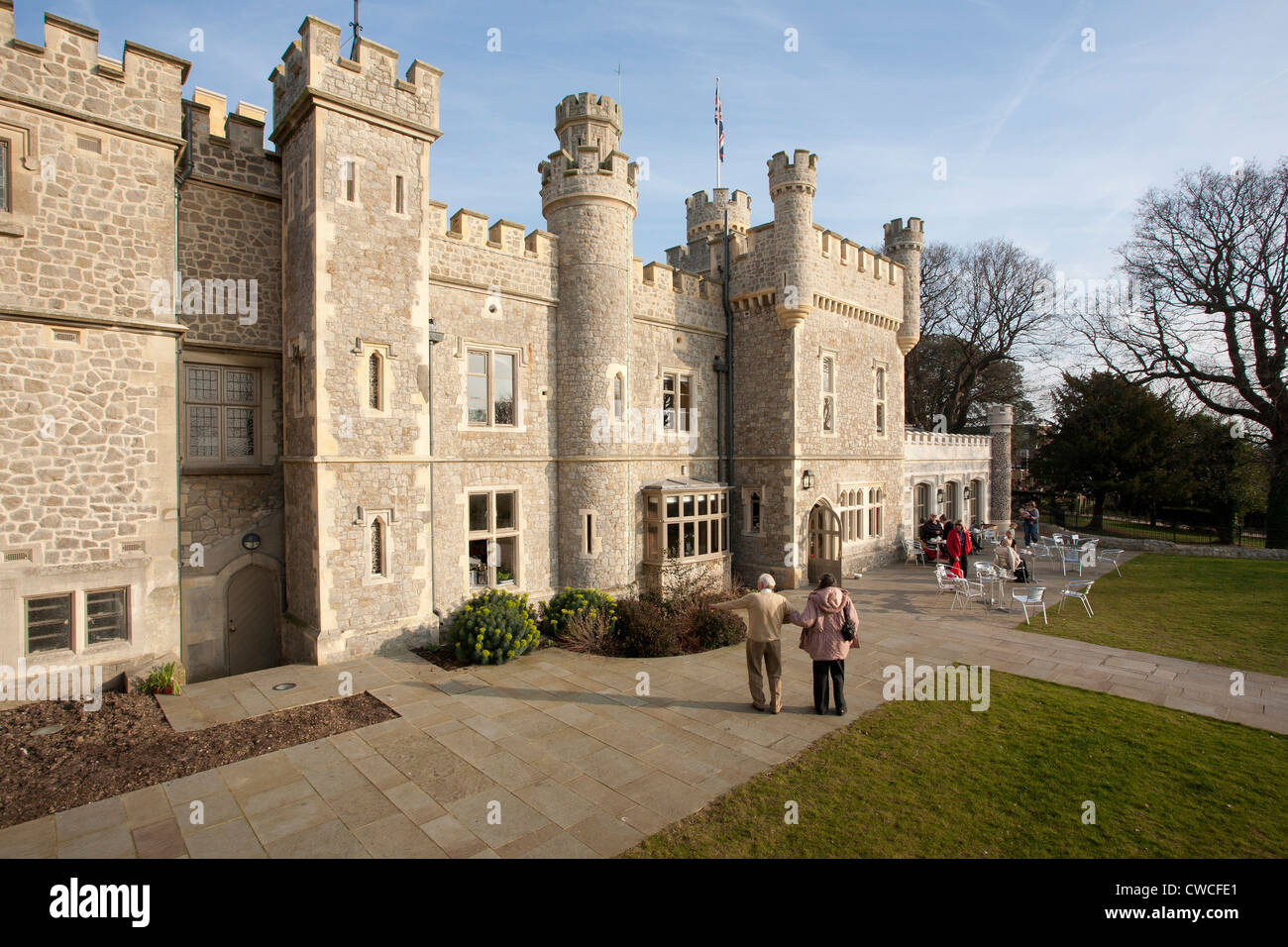 Il castello di whitstable kent Foto Stock